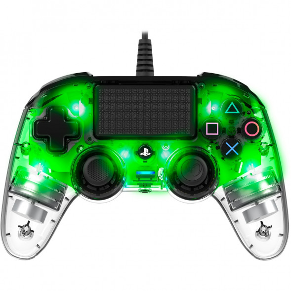 Геймпад проводной Nacon Illuminated Compact PS4, зеленый в Волгограде