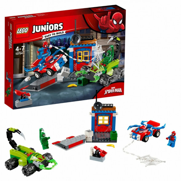 Конструктор LEGO Juniors 10754 Решающий бой Человека-паука против Скорпиона в Волгограде