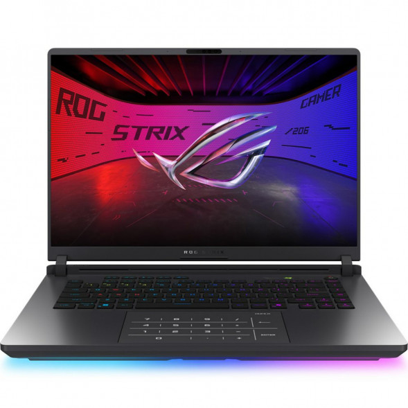 Ноутбук игровой ASUS ROG Strix G16 G615JMR-TS415 (16&amp;quot;, IPS, Intel Core i7-14650HX 2.2ГГц, 16-ядерный, 16ГБ DDR5, 512 ГБ SSD, NVIDIA GeForce RTX 5060 - 8 ГБ, без ОС), серый в Волгограде