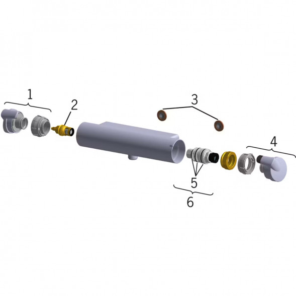 Термостатический смеситель для душа Oras Optima (7160), хром в Волгограде