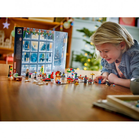Конструктор LEGO Super Heroes 76293 Новогодний календарь Человек-паук, 2024 в Волгограде