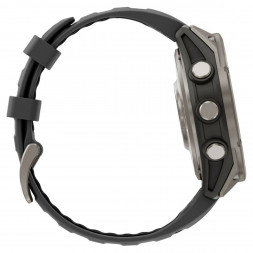 Умные часы Garmin Fenix 8 PRO, 51 мм, AMOLED, Sapphire, Titanium with Graphite/Black Silicone Band 010-03199-10