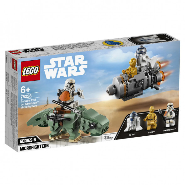 Конструктор LEGO Star Wars 75228 Спасательная капсула Микрофайтеры дьюбэк в Волгограде