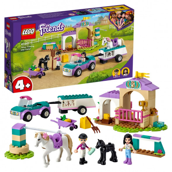 Конструктор LEGO Friends 41441 Тренировка лошади и прицеп для перевозки в Волгограде