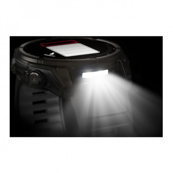 Умные часы Garmin Fenix 8, 51 мм, Solar, Sapphire Carbon Gray DLC Titanium with Black/Pebble Gray Silicone 010-02907-10 в Волгограде