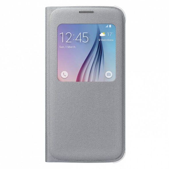 Чехол для Samsung Galaxy S6 S-View Cover (EF-CG920BSE), Silver в Волгограде