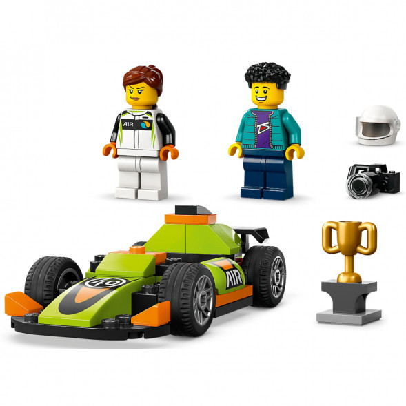 Конструктор LEGO City 60399 Зеленый Гоночный автомобиль в Волгограде