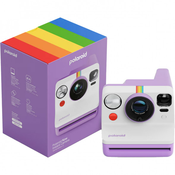 Фотоаппарат моментальной печати Polaroid Now Generation 3, фиолетовый в Волгограде