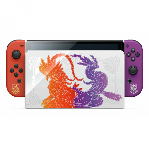 Игровая приставка Nintendo Switch OLED 64 ГБ, Pokemon Scarlet &amp;amp; Violet Edition в Волгограде