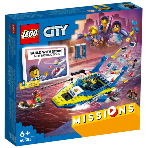 Конструктор LEGO City 60355 Детективные миссии водной полиции в Волгограде