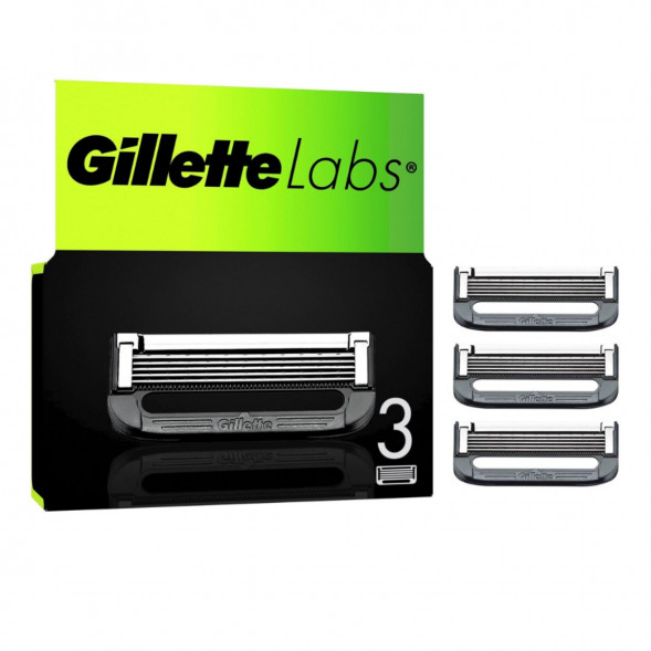 Лезвия для бритвы Gillette Labs, 3 шт. в Волгограде