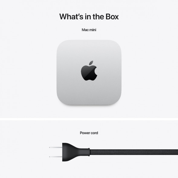 Компьютер Apple Mac mini M4 2024 (MU9E3) (10 Core GPU, 16ГБ, 512ГБ SSD, Apple, macOS), серебристый в Волгограде