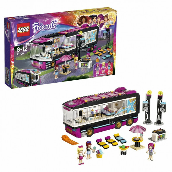 Конструктор LEGO Friends 41106 Поп звезда: гастроли в Волгограде