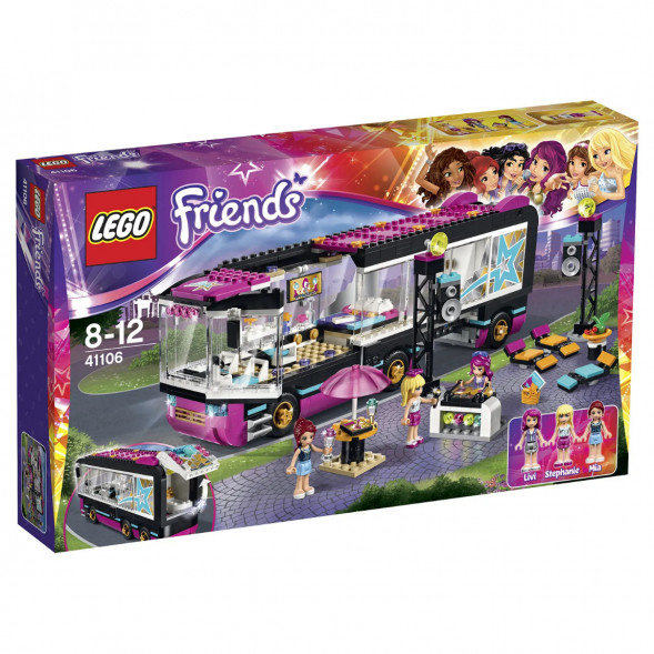 Конструктор LEGO Friends 41106 Поп звезда: гастроли в Волгограде