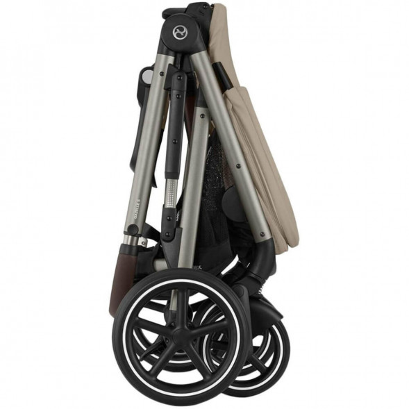 Детская коляска Cybex Gazelle S TPE Almond Beige с корзиной и дождевиком в Волгограде