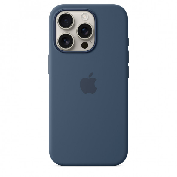 Чехол Apple iPhone 16 Pro Silicone Case with MagSafe, Denim (MYYK3ZM/A) в Волгограде