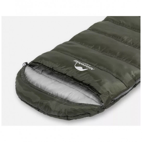 Спальный мешок NH20MSD07-U350S (Правый), темно-зеленый в Волгограде