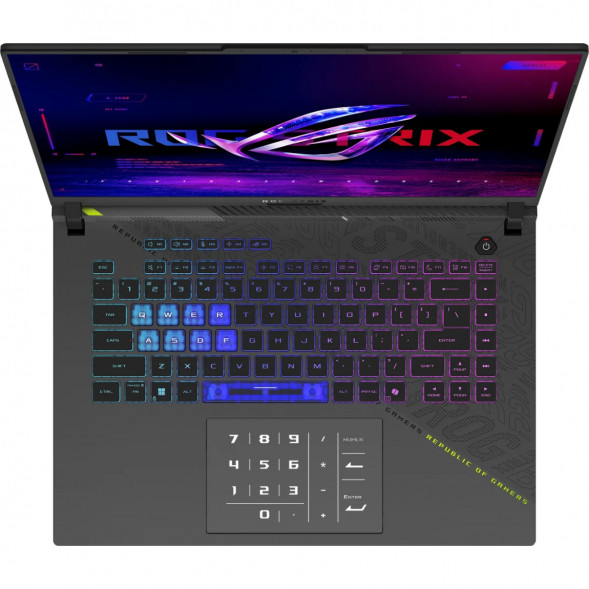 Ноутбук ASUS ROG Strix G16 G614FM-WS94 (16&amp;quot;, IPS, AMD Ryzen 9 9955HX 2.5ГГц, 16 ядер, 16ГБ DDR5, 1ТБ SSD, NVIDIA GeForce RTX 5060 8 ГБ, Windows 11 Home), серый в Волгограде
