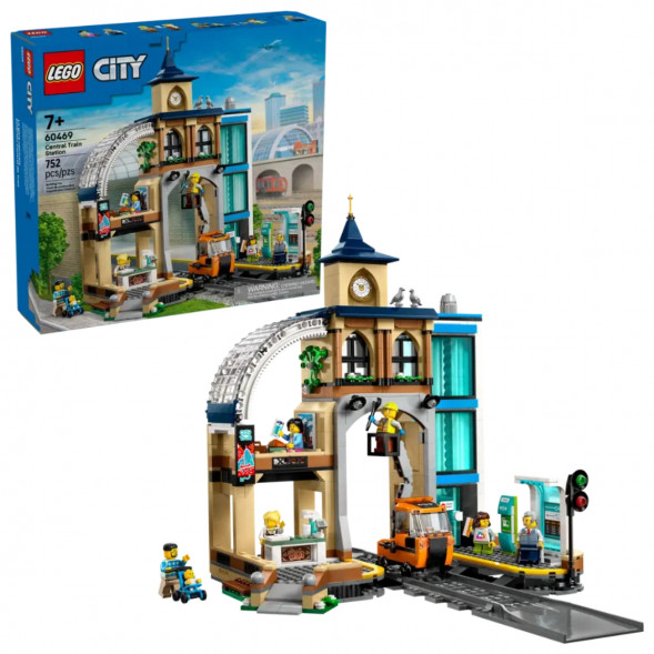 Конструктор LEGO City 60469 Центральный железнодорожный вокзал в Волгограде