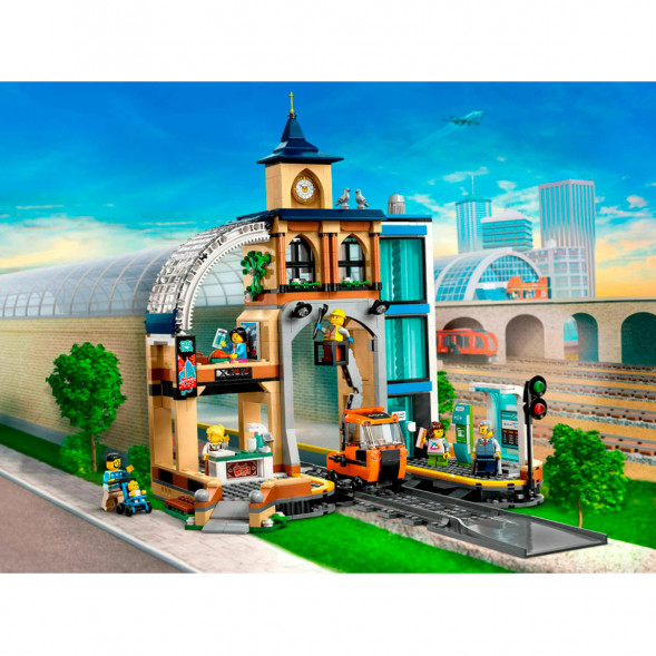 Конструктор LEGO City 60469 Центральный железнодорожный вокзал в Волгограде