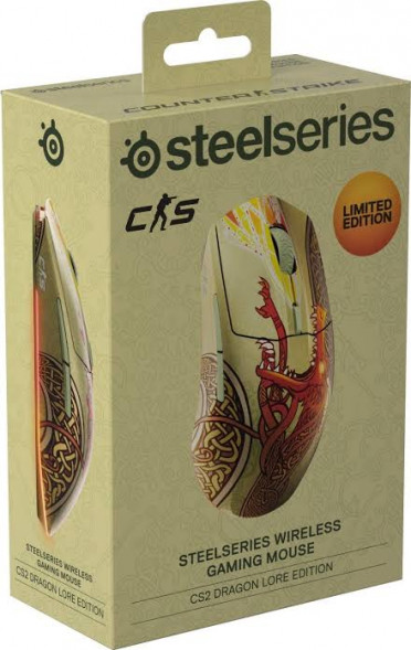 Беспроводная игровая мышь Steelseries CS2 Dragon Lore WL + USB Type-A 18000 DPI в Волгограде