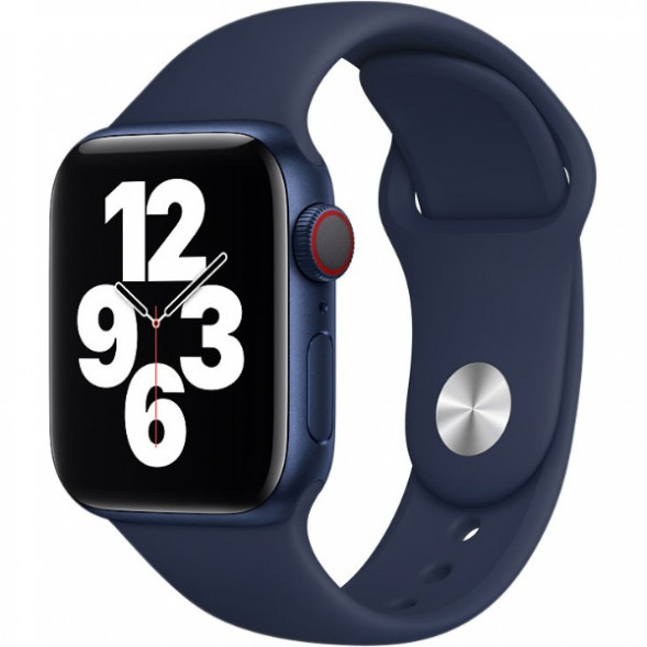 Ремешок для Apple Watch 44mm Deep Navy Sport Band (MYAX2ZM/A), тёмный ультрамарин в Волгограде