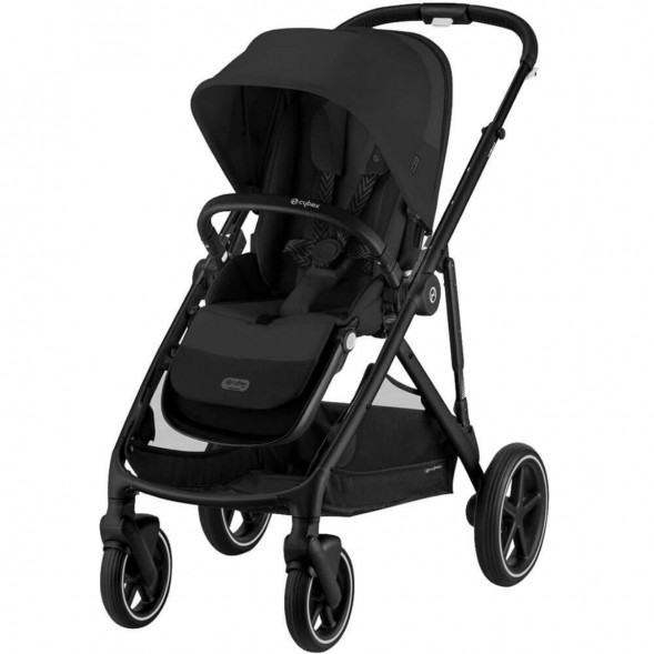 Детская коляска Cybex Gazelle S BLK Moon Black с корзиной и дождевиком в Волгограде