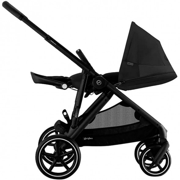 Детская коляска Cybex Gazelle S BLK Moon Black с корзиной и дождевиком в Волгограде