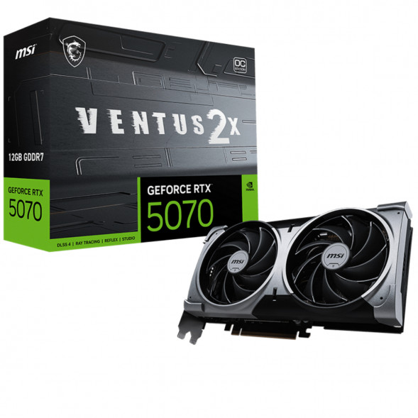 Видеокарта MSI GeForce RTX 5070 Ventus 2X OC 12G GDDR7 в Волгограде