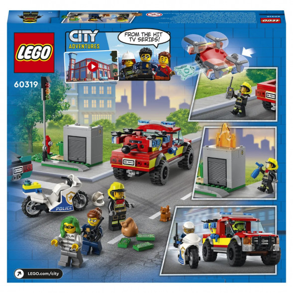 Конструктор LEGO City Fire 60319 Пожарная бригада и полицейская погоня в Волгограде