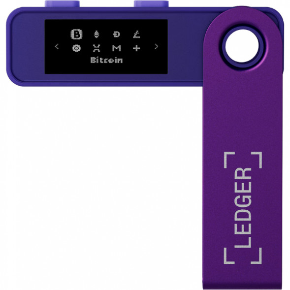 Криптокошелек Ledger Nano S Plus 1 шт., Purple Amethyst в Волгограде
