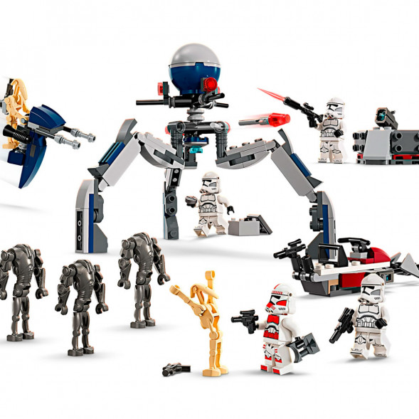 Конструктор LEGO Star Wars 75372 Боевой набор солдат-клонов и боевых дроидов в Волгограде