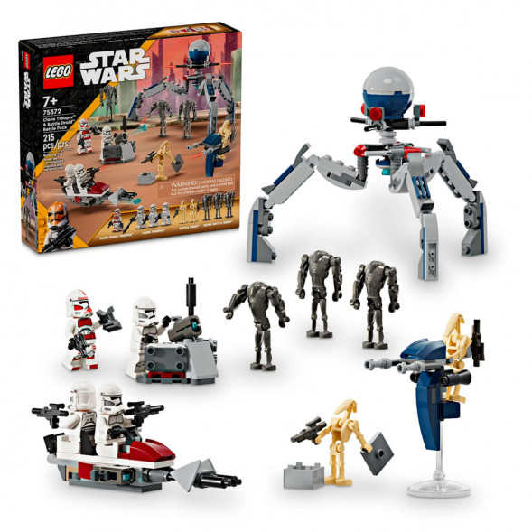 Конструктор LEGO Star Wars 75372 Боевой набор солдат-клонов и боевых дроидов в Волгограде