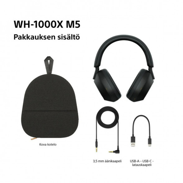 Беспроводные наушники Sony WH-1000XM5, черный в Волгограде