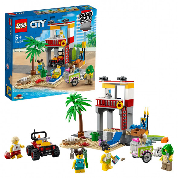 Конструктор LEGO City 60328 Пост спасателей на пляже в Волгограде