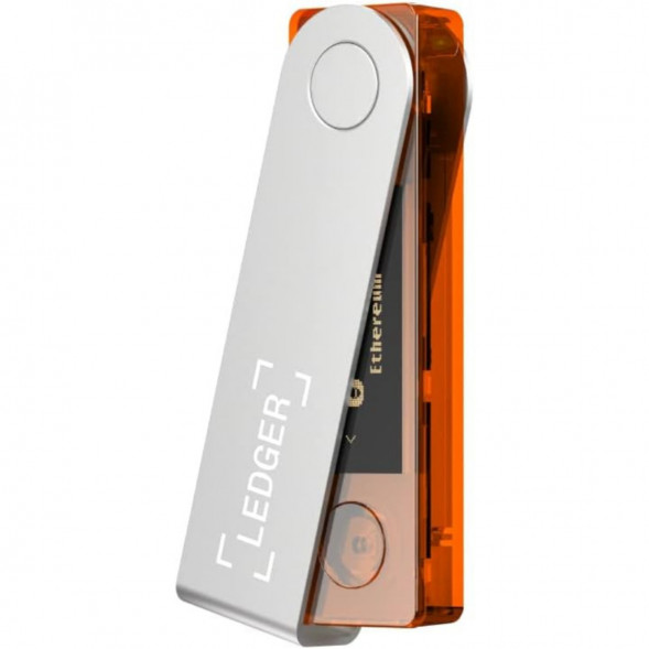 Аппаратный криптокошелек Ledger Nano X, BTC Orange  в Волгограде