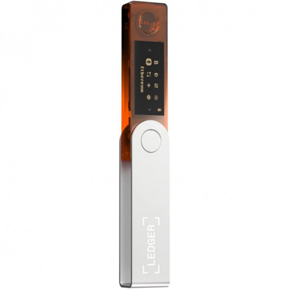 Аппаратный криптокошелек Ledger Nano X, BTC Orange  в Волгограде