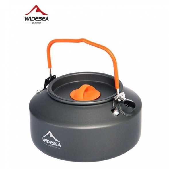 Чайник походный Widesea 1 литр, темно-серый в Волгограде