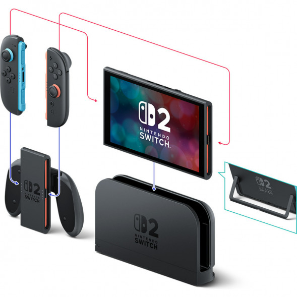 Игровая приставка Nintendo Switch 2, черный в Волгограде