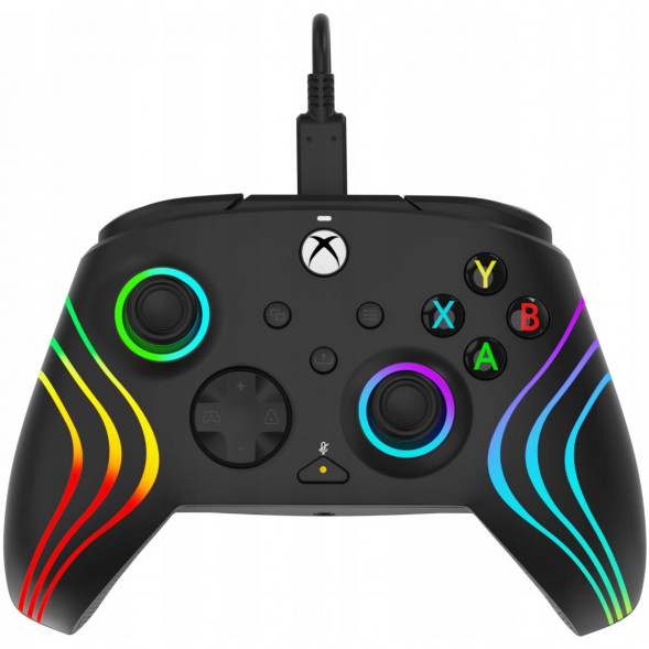 Геймпад проводной PDP для Xbox Afterglow Wave, Black в Волгограде