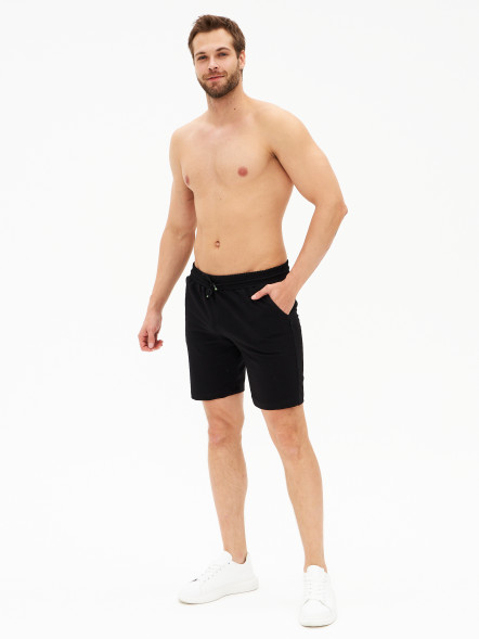 Шорты мужские трикотажные, черный, XL в Волгограде