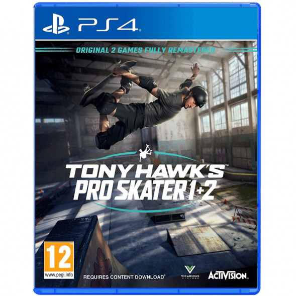 Игра Tony Hawk&amp;#039;s Pro Skater 1 + 2 [PS4, английская версия] в Волгограде