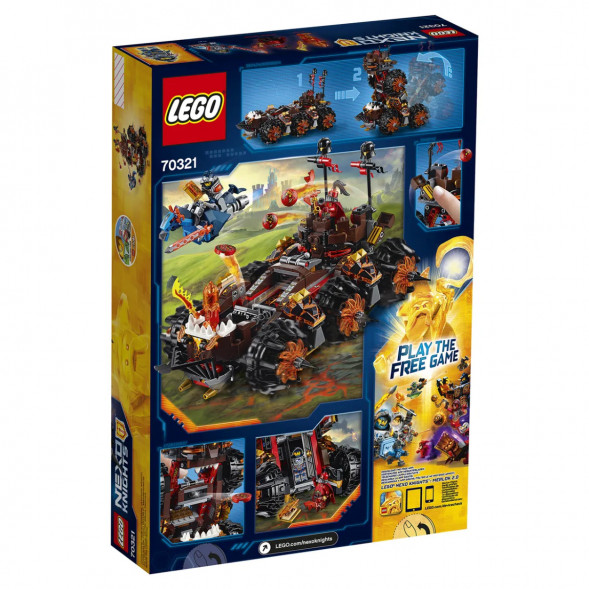 Конструктор LEGO Nexo Knights 70321 Роковое наступление Генерала Магмара в Волгограде