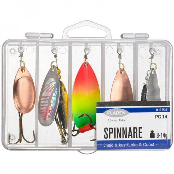 Набор блесен Fladen #16-7535 (5 шт в наборе) в Волгограде