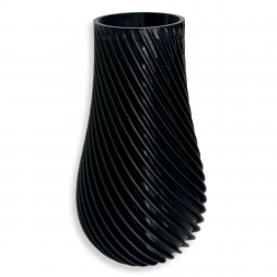 Ваза для сухоцветов HatRom Spiral, чёрный