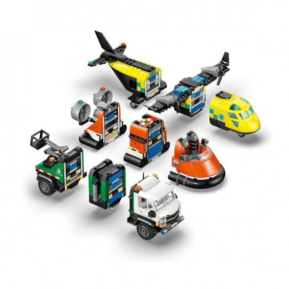 Конструктор LEGO City 60505 Самолет, сервисный грузовик и судно на воздушной подушке в Волгограде