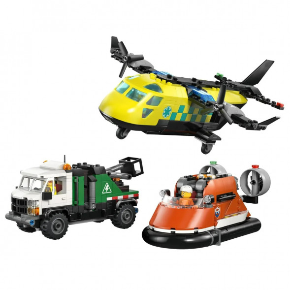 Конструктор LEGO City 60505 Самолет, сервисный грузовик и судно на воздушной подушке в Волгограде