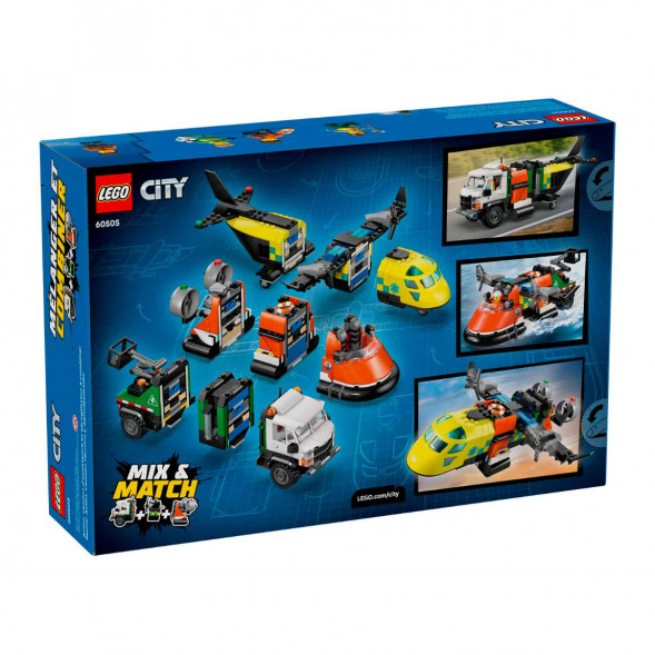 Конструктор LEGO City 60505 Самолет, сервисный грузовик и судно на воздушной подушке в Волгограде