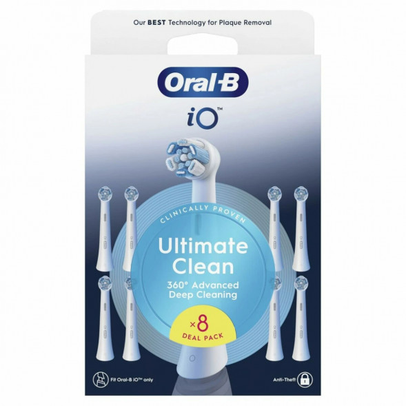 Сменные насадки Oral-B iO Series Ultimate Clean 360, 8 шт., белый в Волгограде