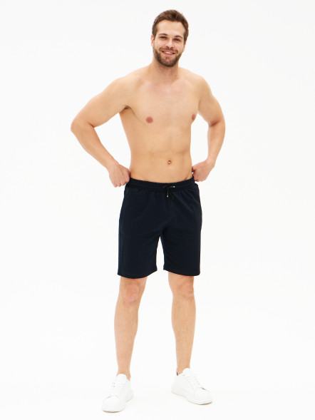 Шорты мужские трикотажные, синий, M в Волгограде